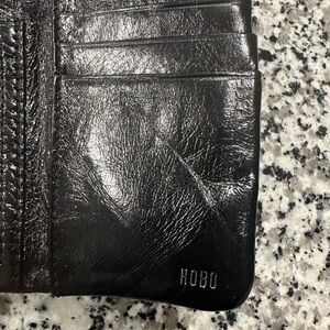 HOBO Black Leather Wallet